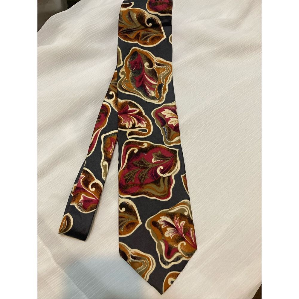 Vintage CHRISTIAN DIOR Monsier Silk Tie 58x3.5 Floral